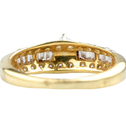 Bague en or jaune et diamants - Castafiore