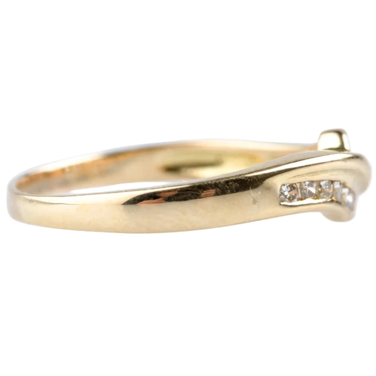 Bague en or jaune et diamants - Castafiore