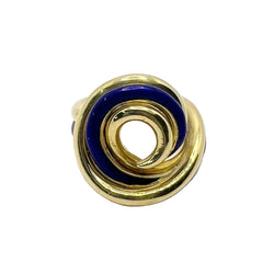 Bague en or jaune et émail - Castafiore