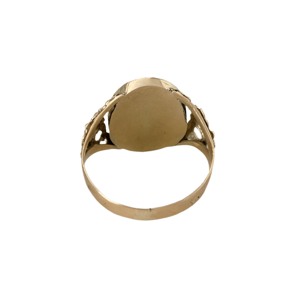 Bague en or jaune et émail - Castafiore