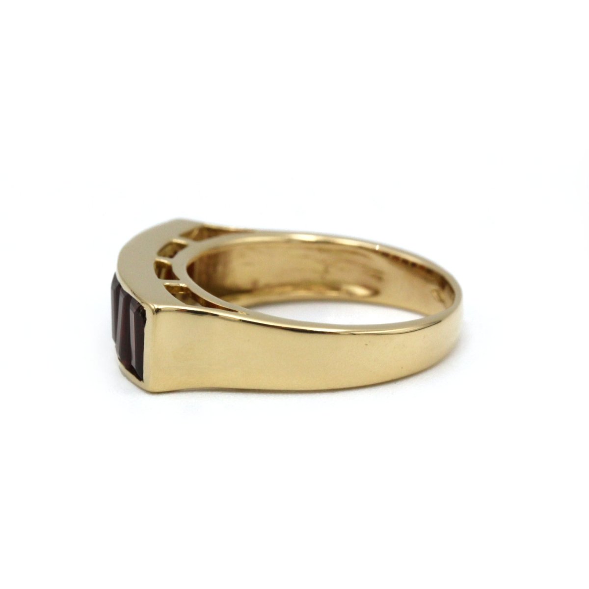 Bague en or jaune et grenats - Castafiore