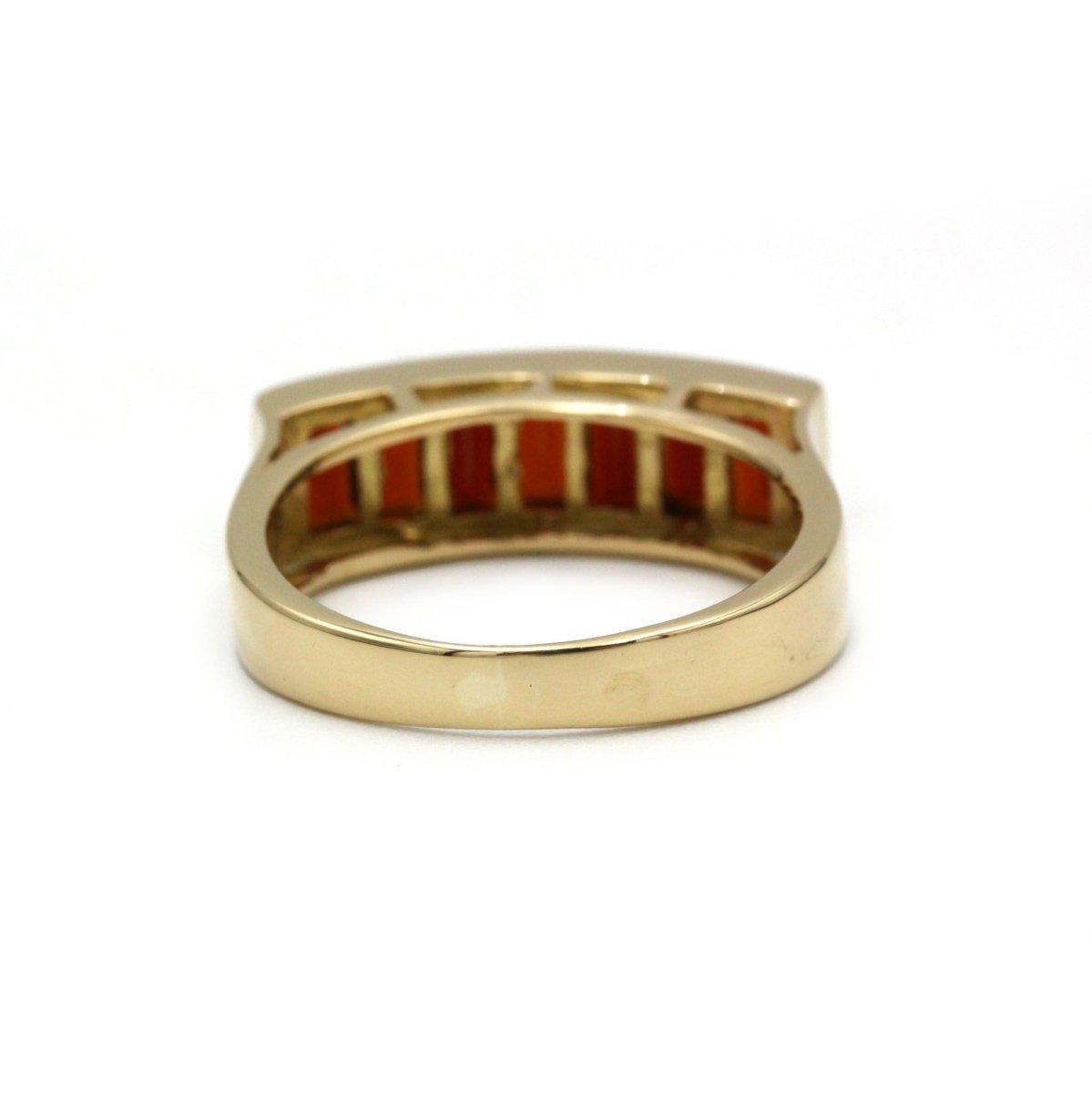 Bague en or jaune et grenats - Castafiore
