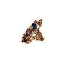 Bague en or jaune et lapis Lazuli - Castafiore