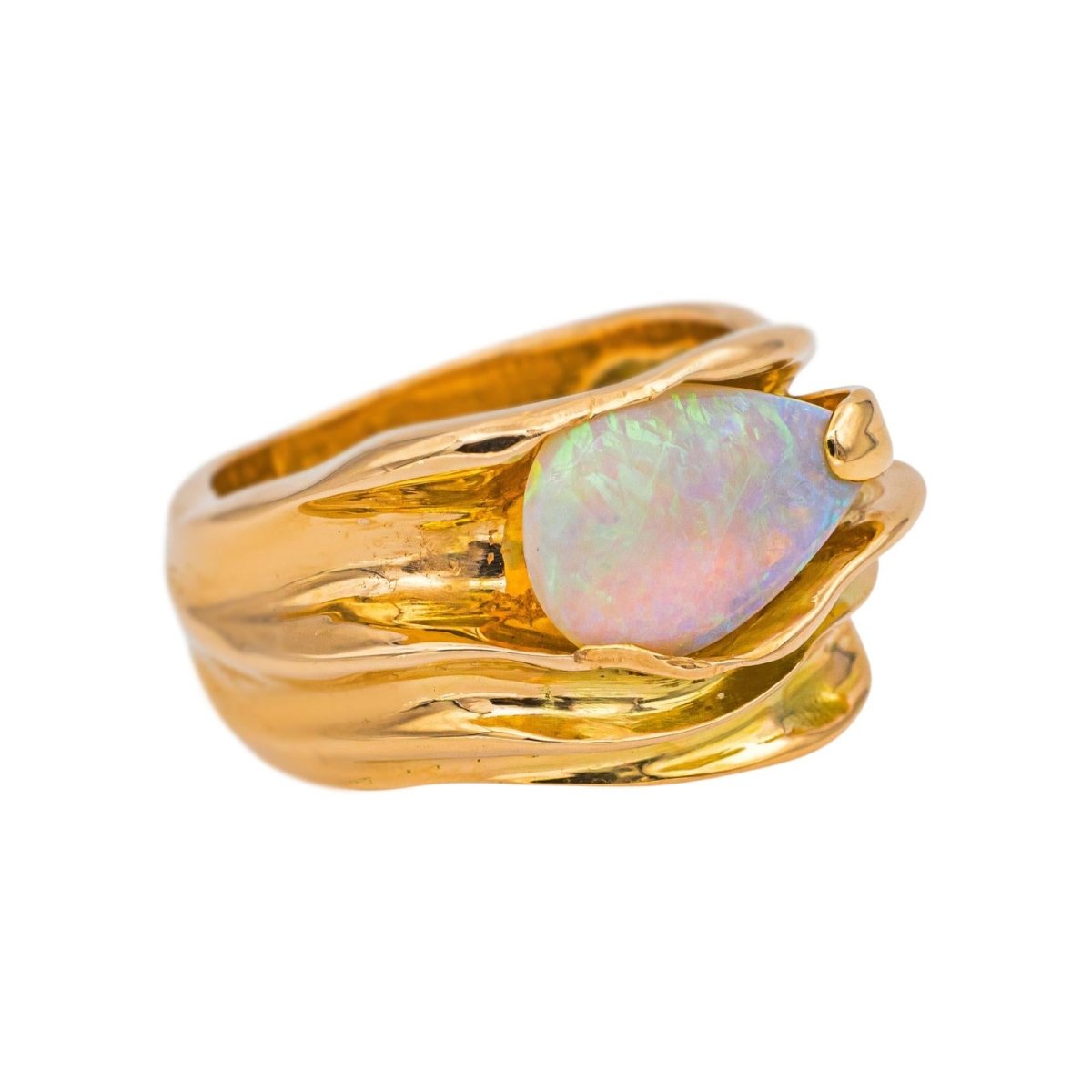 Ring Yellow gold Opal