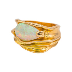 Ring Yellow gold Opal