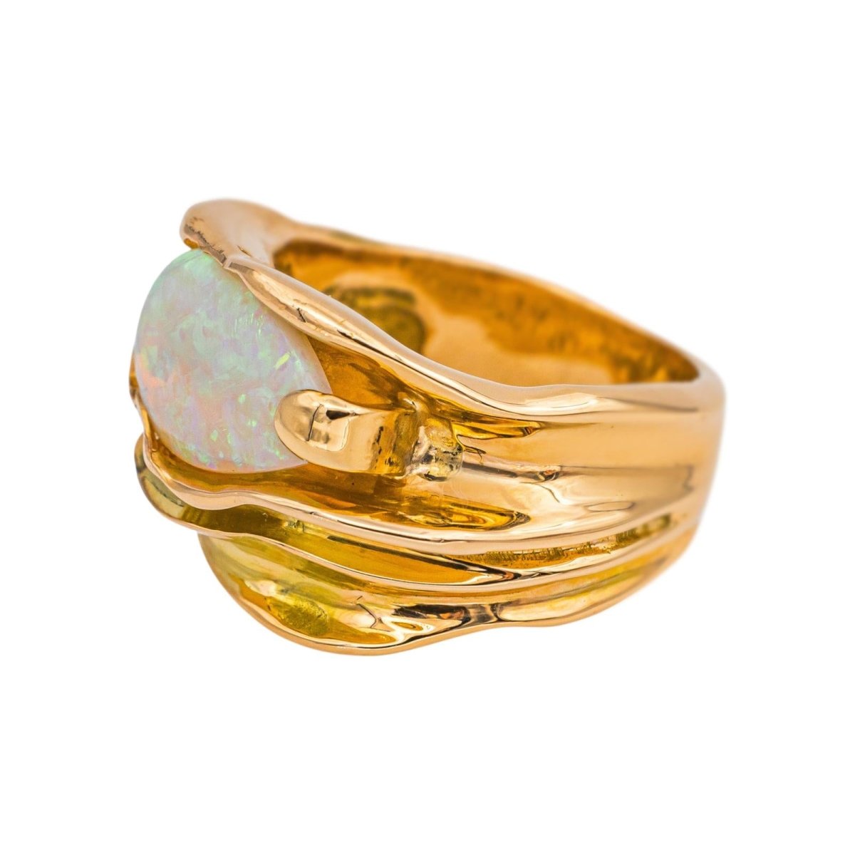 Ring Yellow gold Opal