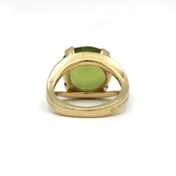 Bague en or jaune et péridot - Castafiore