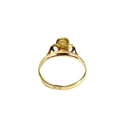 Bague en or jaune et perle - Castafiore