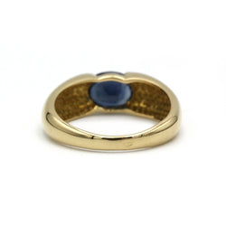 Bague en or jaune et saphir - Castafiore