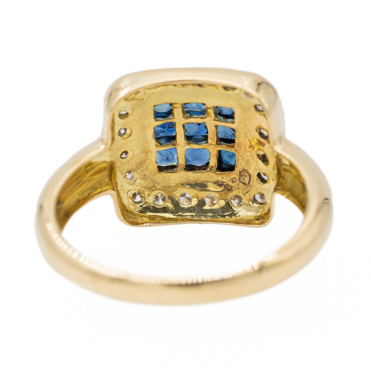 Bague en or jaune et Saphir - Castafiore