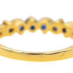 Bague en or jaune et saphirs - Castafiore