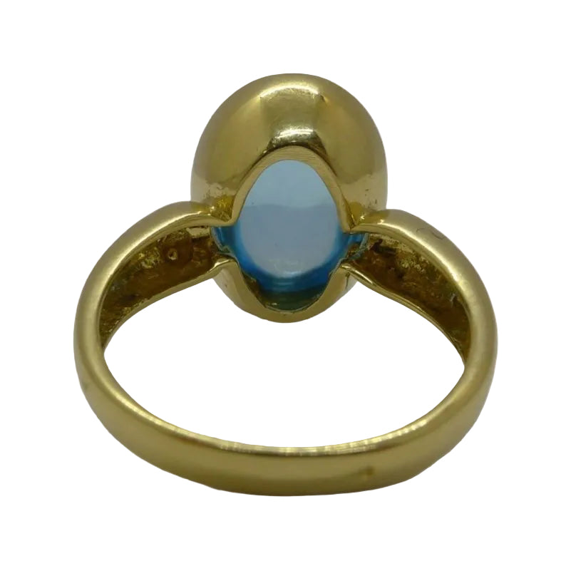 Bague en or jaune et topaze - Castafiore