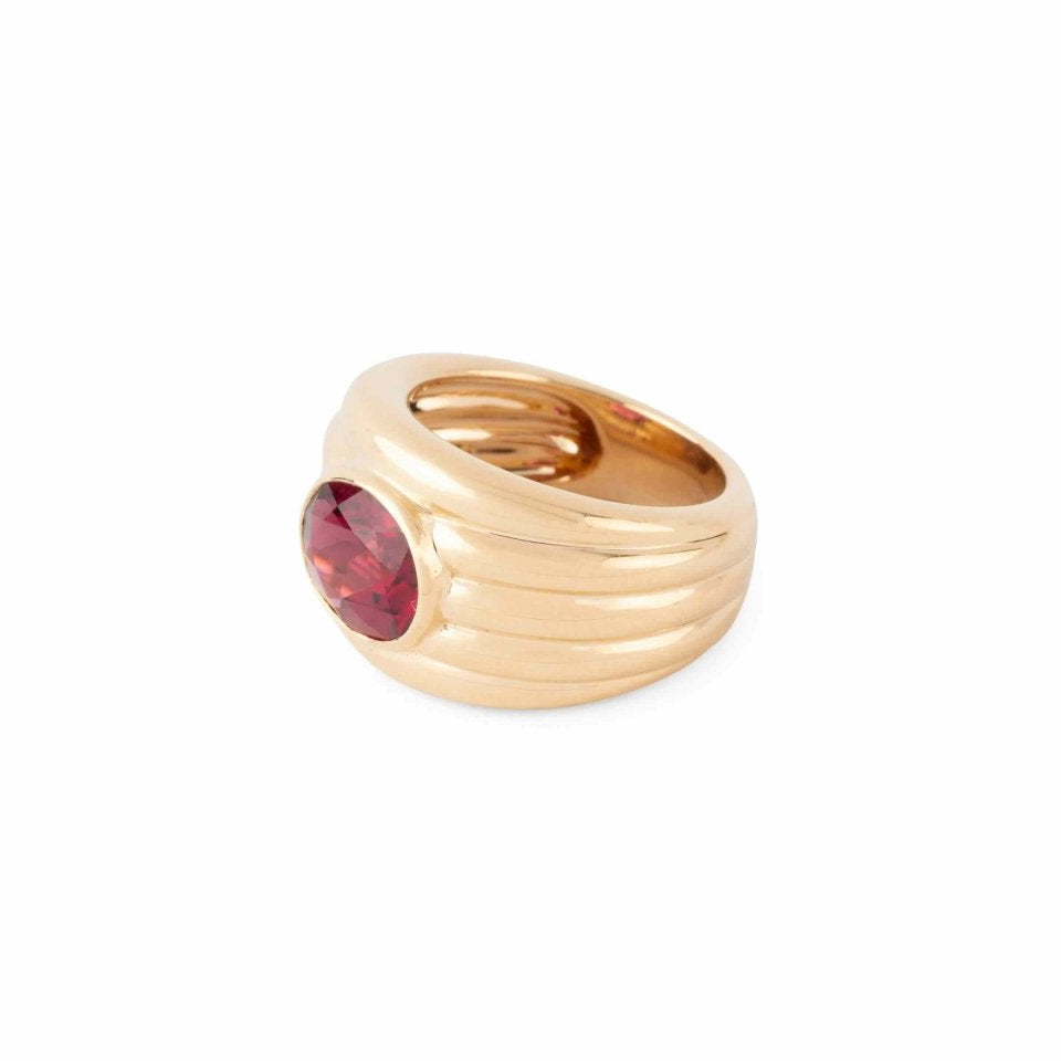 Bague en or jaune et tourmaline - Castafiore