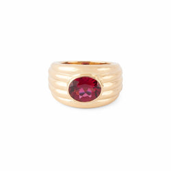 Bague en or jaune et tourmaline - Castafiore