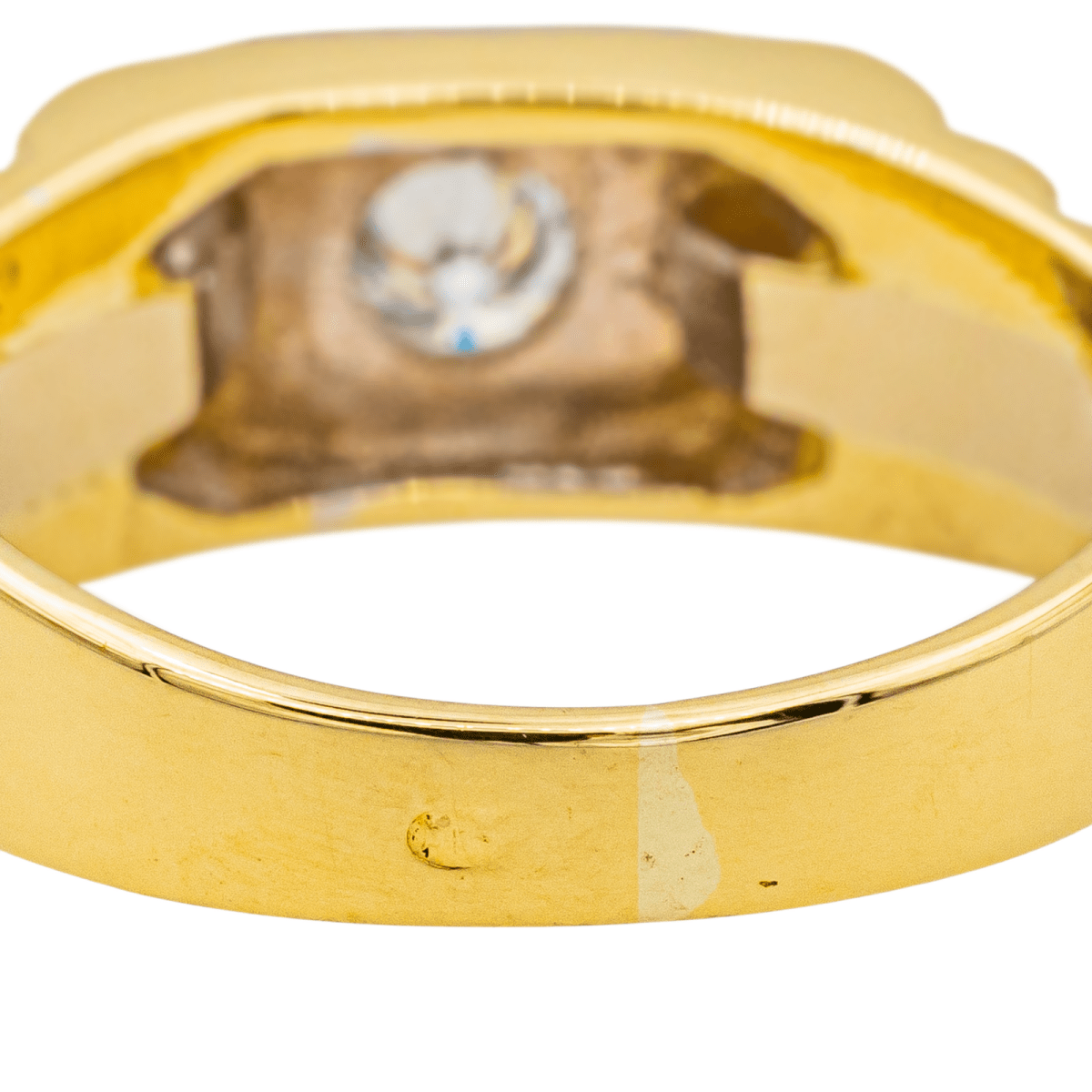 Bague en or jaune, or blanc et diamant - Castafiore