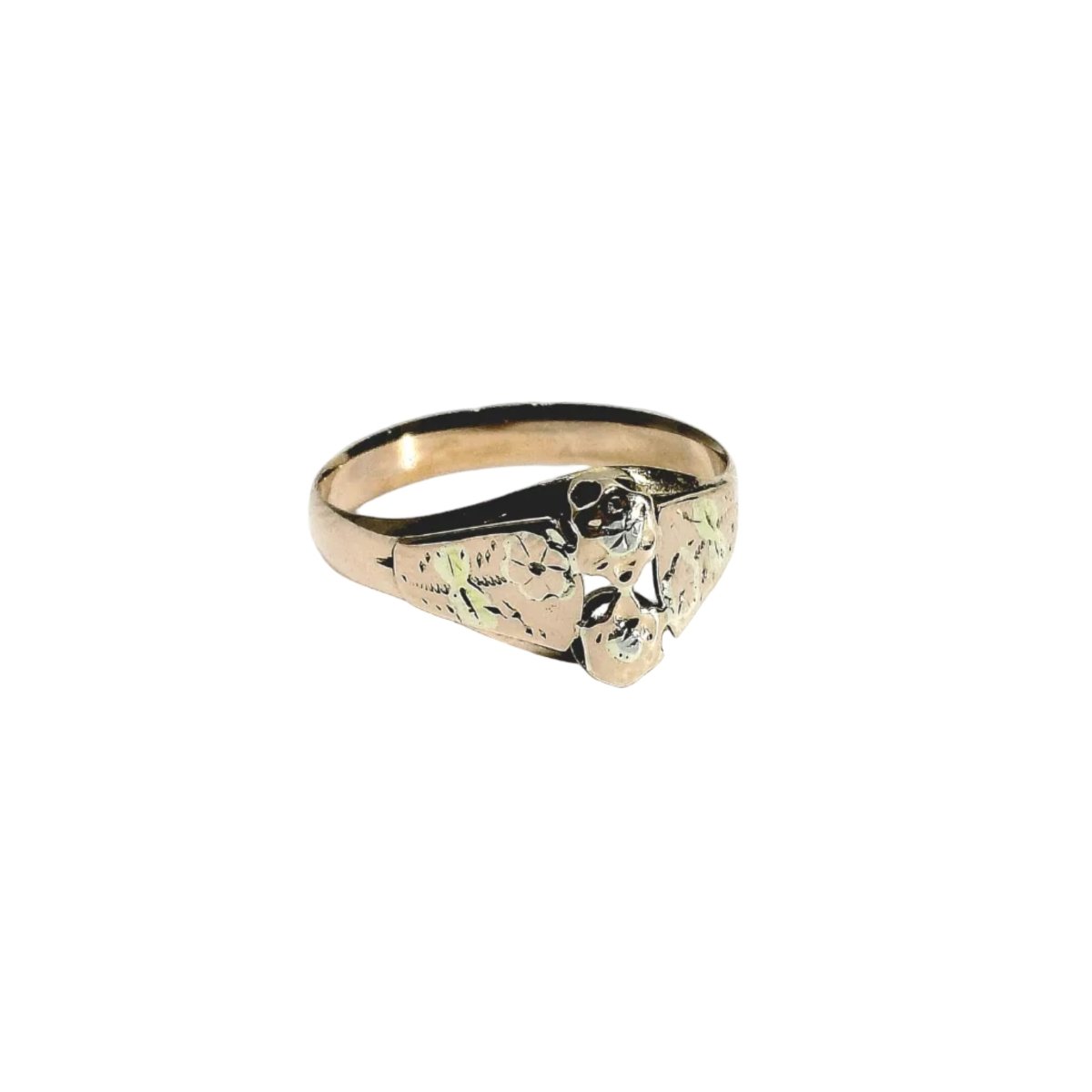 Bague en or jaune, or rose, et or blanc - Castafiore