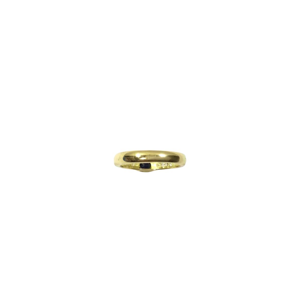 Bague en or jaune, saphir et diamants - Castafiore
