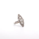 Bague en or, platine et diamants - Castafiore