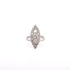 Bague en or, platine et diamants - Castafiore