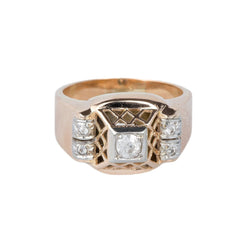 Bague en or rose 18 cts