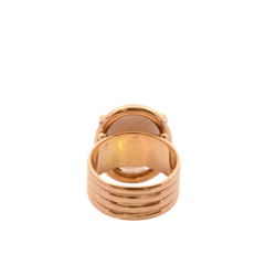 Bague en or rose, camée et agate - Castafiore