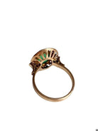 Bague en or rose et chrysoprase - Castafiore