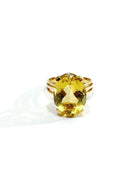 Bague En Or Rose Et Citrine - Castafiore