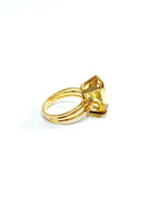 Bague En Or Rose Et Citrine - Castafiore