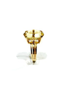 Bague En Or Rose Et Citrine - Castafiore