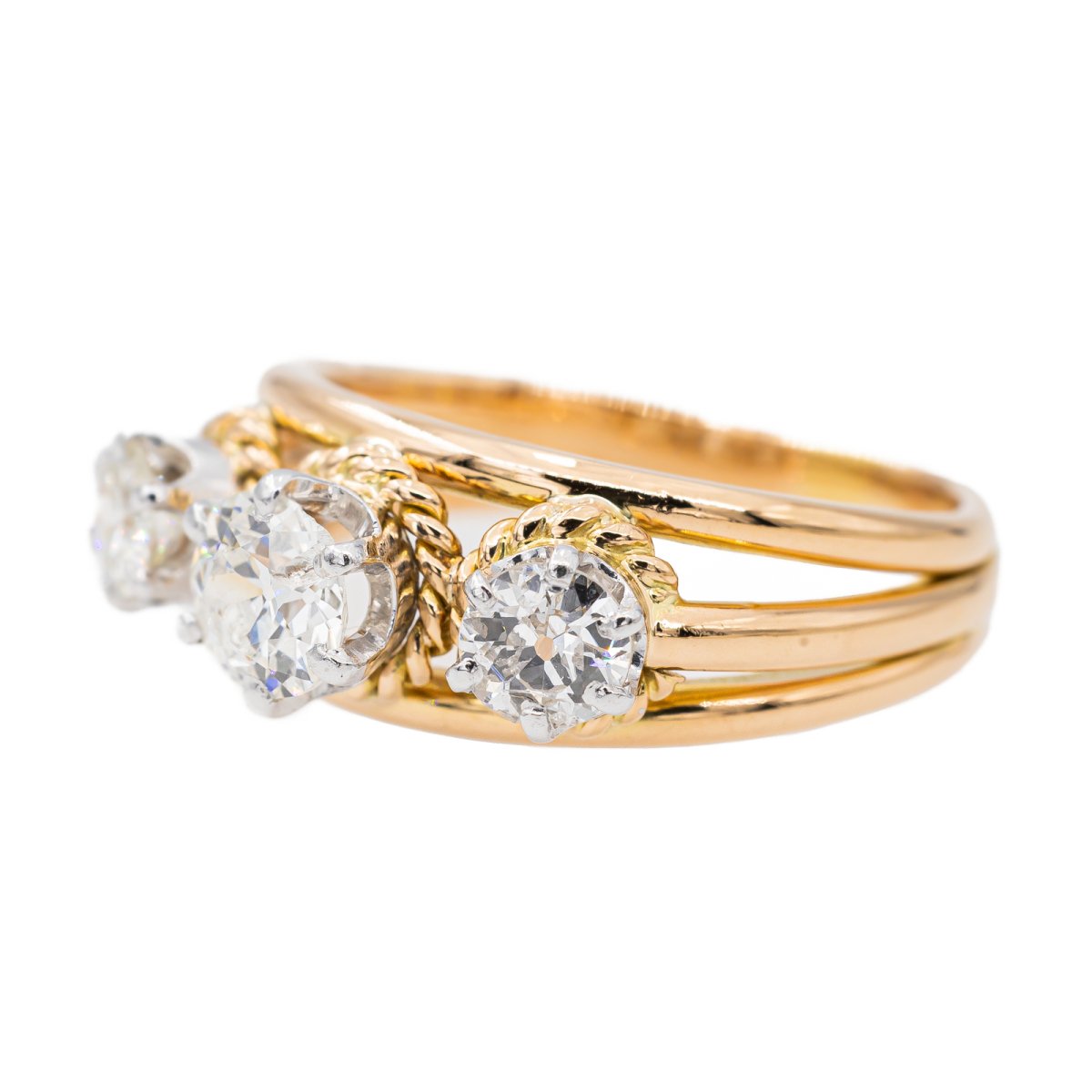 Bague en Or rose et Diamant - Castafiore