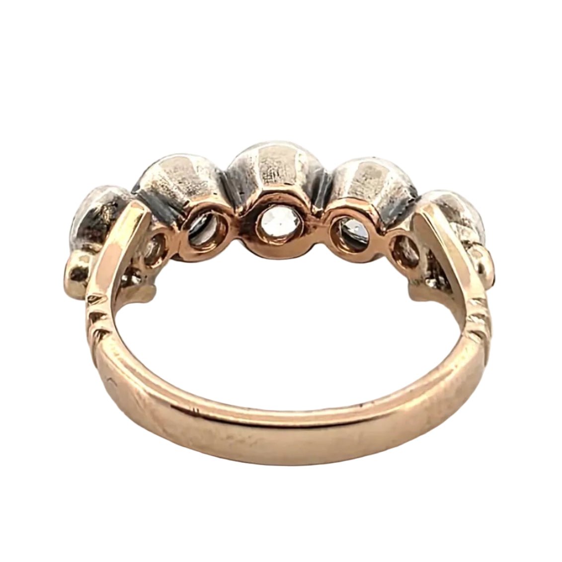 Bague en or rose et diamants - Castafiore