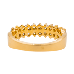 Bague en or rose et diamants - Castafiore