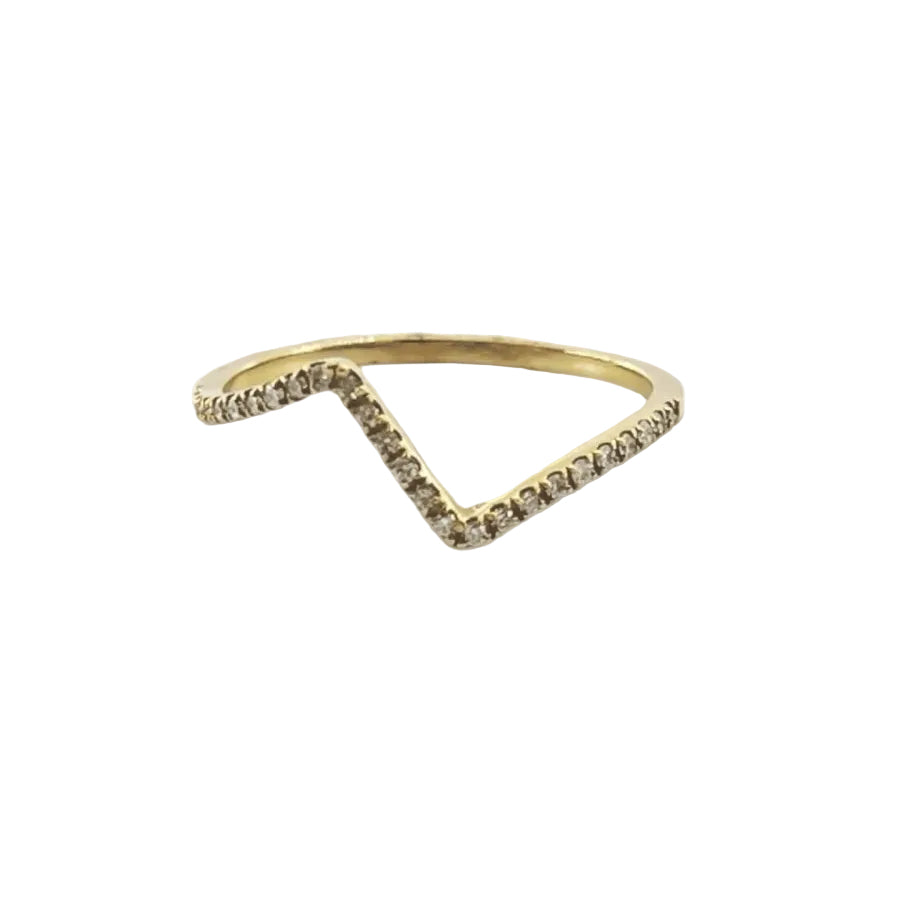 Bague en or rose et diamants - Castafiore