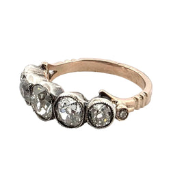 Bague en or rose et diamants - Castafiore
