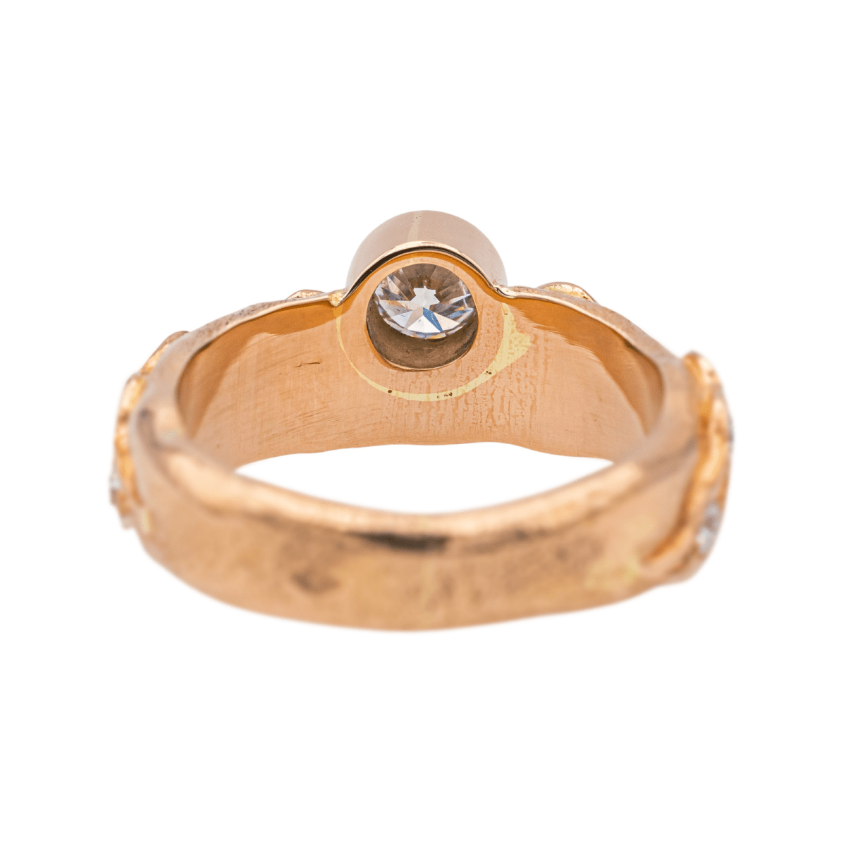 Bague en or rose et diamants - Castafiore