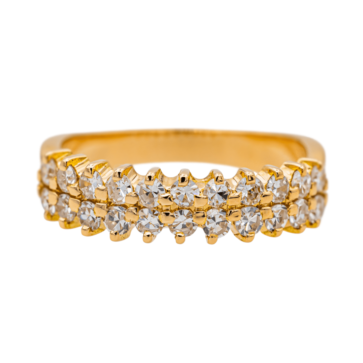 Bague en or rose et diamants - Castafiore