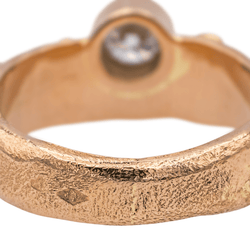 Bague en or rose et diamants - Castafiore