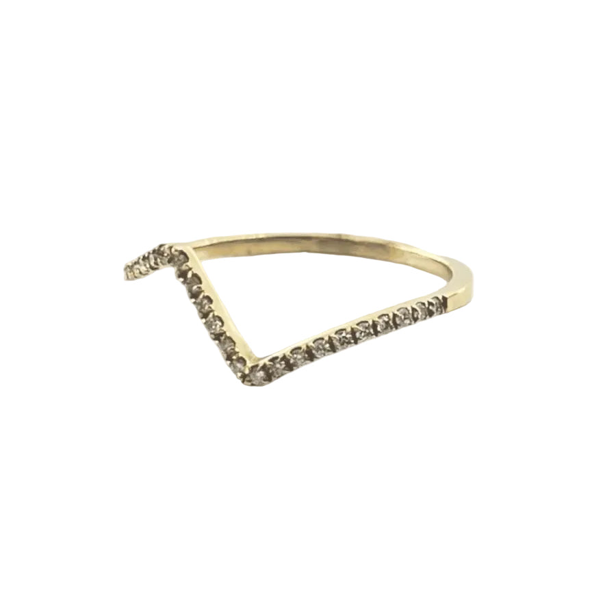 Bague en or rose et diamants - Castafiore