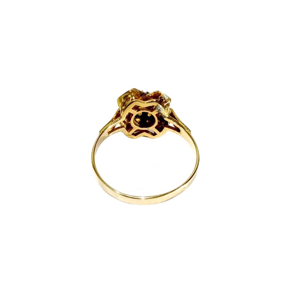 Bague en or rose et diamants - Castafiore