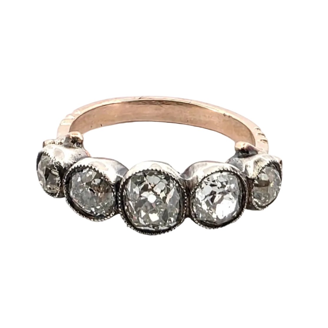 Bague en or rose et diamants - Castafiore