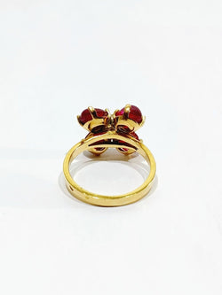 Bague En Or, Rubis Et Diamants - Castafiore