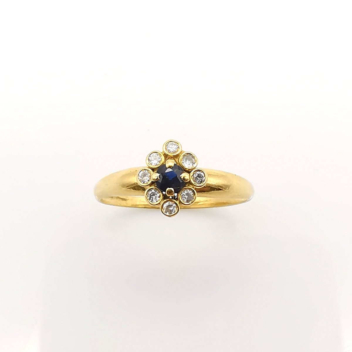 Bague en or saphir et diamants - Castafiore