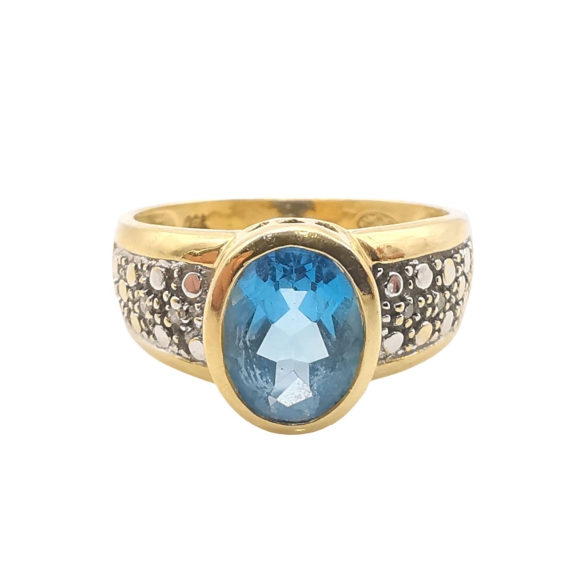 Bague en or topaze & diamants - Castafiore