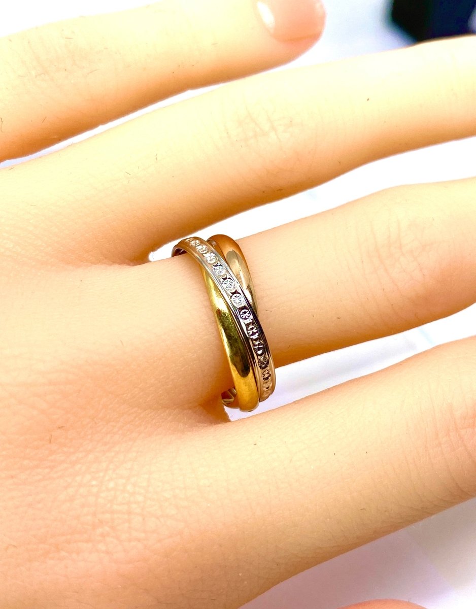 Bague en ors de couleurs - Castafiore