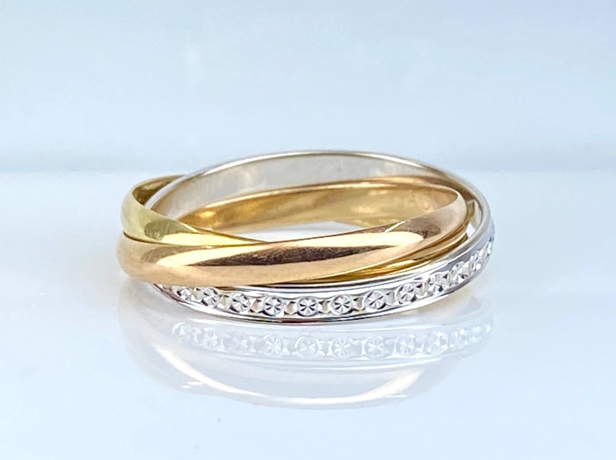 Bague en ors de couleurs - Castafiore