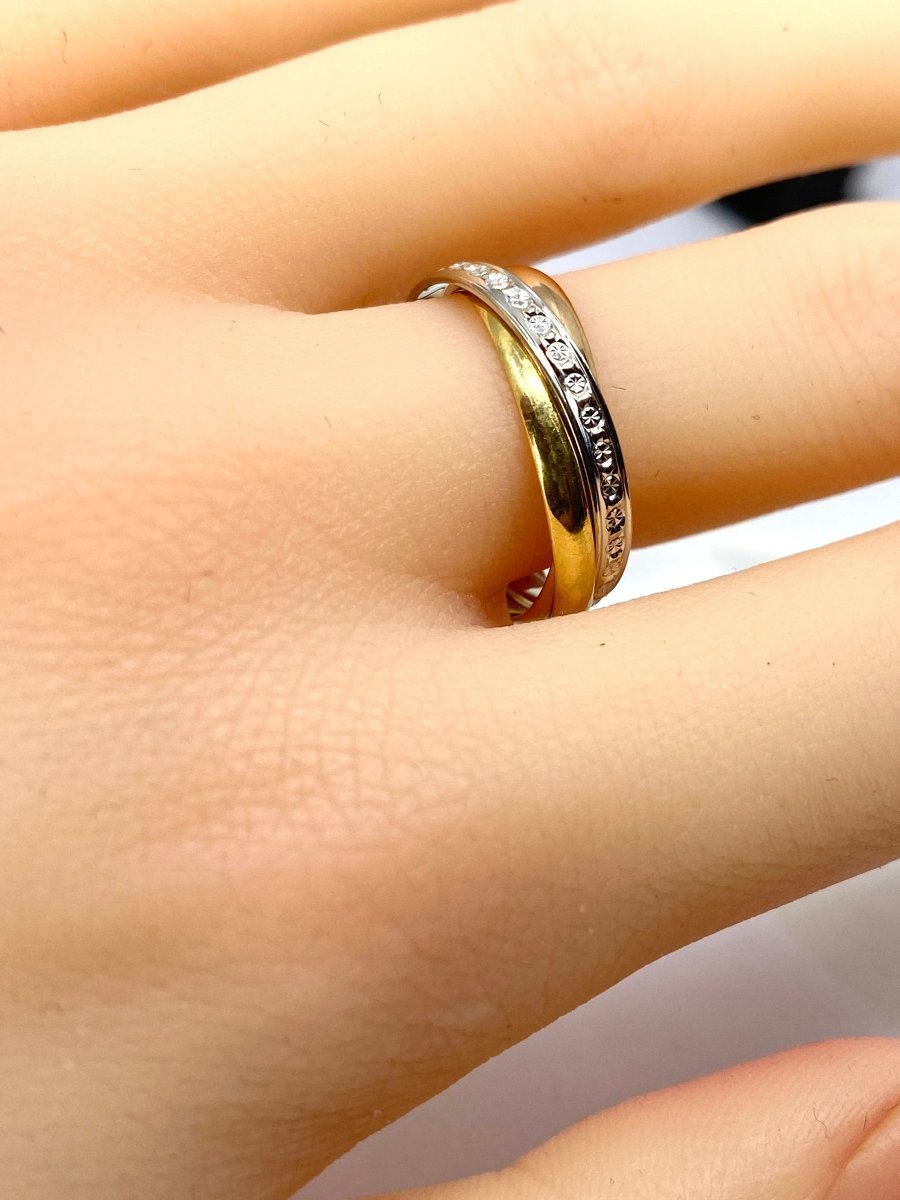 Bague en ors de couleurs - Castafiore