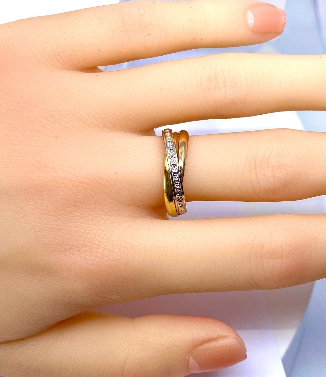 Bague en ors de couleurs - Castafiore