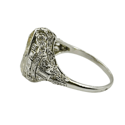 Bague en platine et diamant - Castafiore
