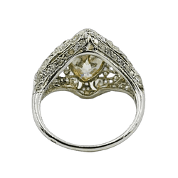 Bague en platine et diamant - Castafiore