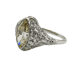 Bague en platine et diamant - Castafiore
